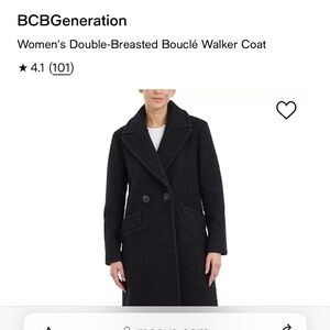 Ladies long BCBGeneration black coat